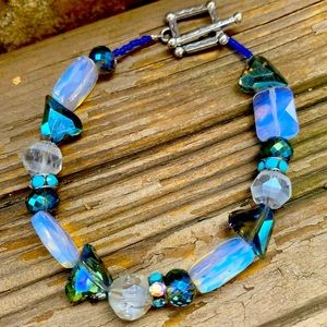 Bracelet handcrafted with sea opals